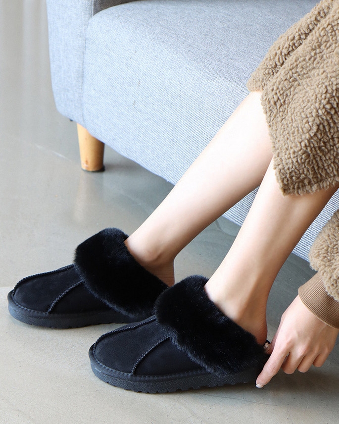 Giầy nữ cổ lông 110820