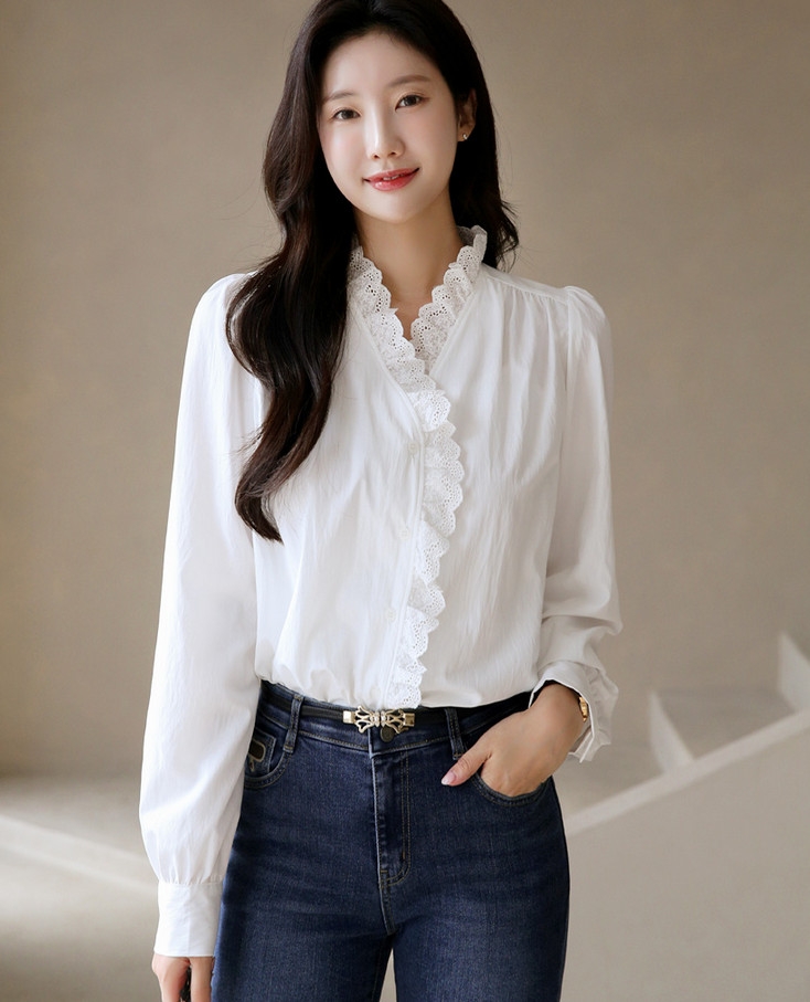 Sơ mi nữ Hàn Quốc 091808