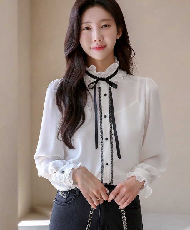 Sơ mi nữ Hàn Quốc 101607