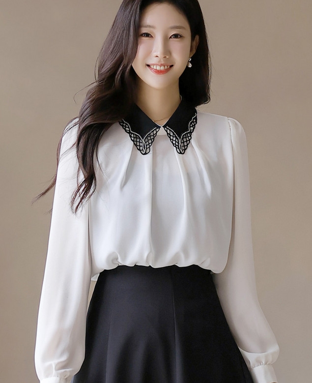 Sơ mi nữ Hàn Quốc 101610