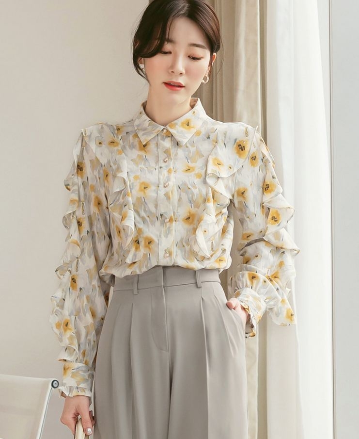 Sơ mi nữ Hàn Quốc 031621