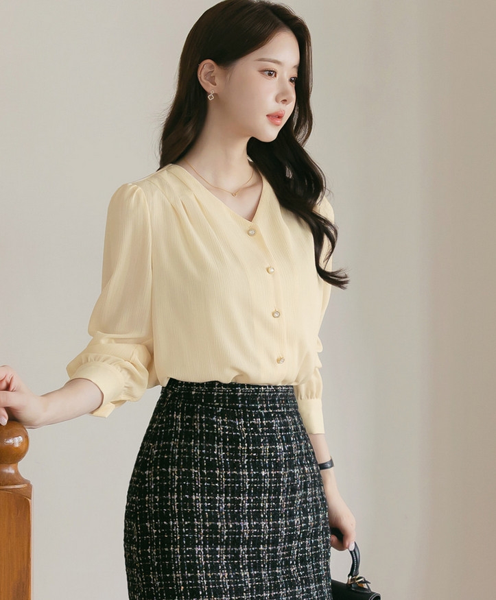 Sơ mi nữ Hàn Quốc 090205