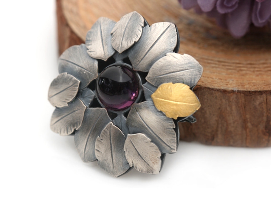 Trâm cài áo đính đá quý 122938