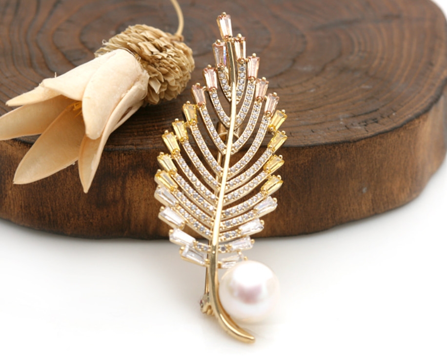 Trâm cài áo đính đá quý 122945