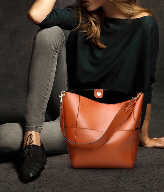 Túi da nữ handmade 083114