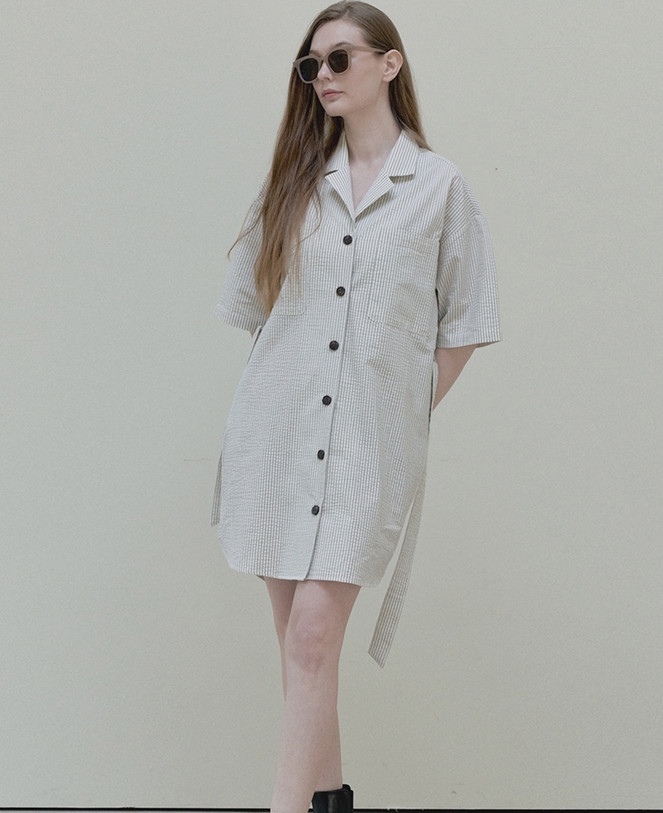 Váy mini shirt Hàn Quốc 050820