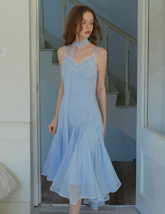 Váy chiffon đuôi cá Hàn Quốc 051502