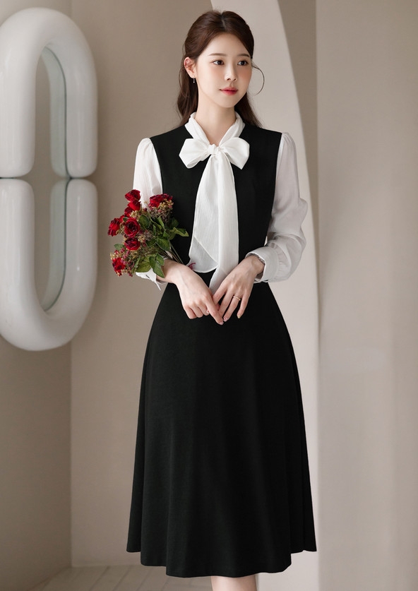 Đầm công sở Hàn Quốc 080531