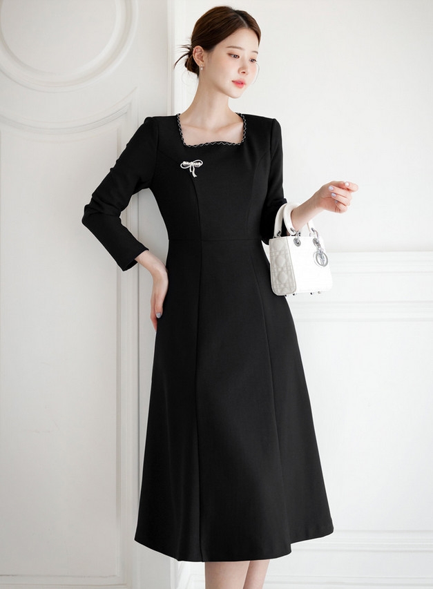 Đầm công sở Hàn Quốc 080534