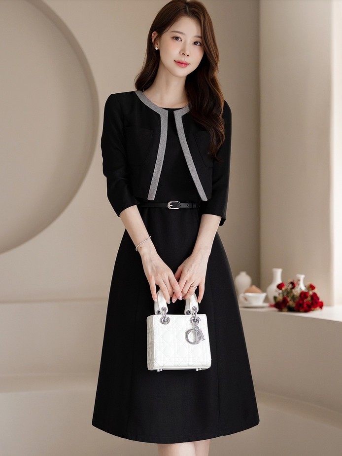 Đầm công sở Hàn Quốc 080535