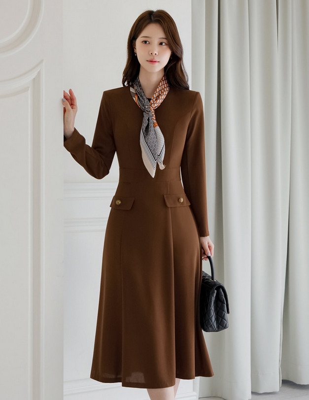 Đầm công sở Hàn Quốc 080540