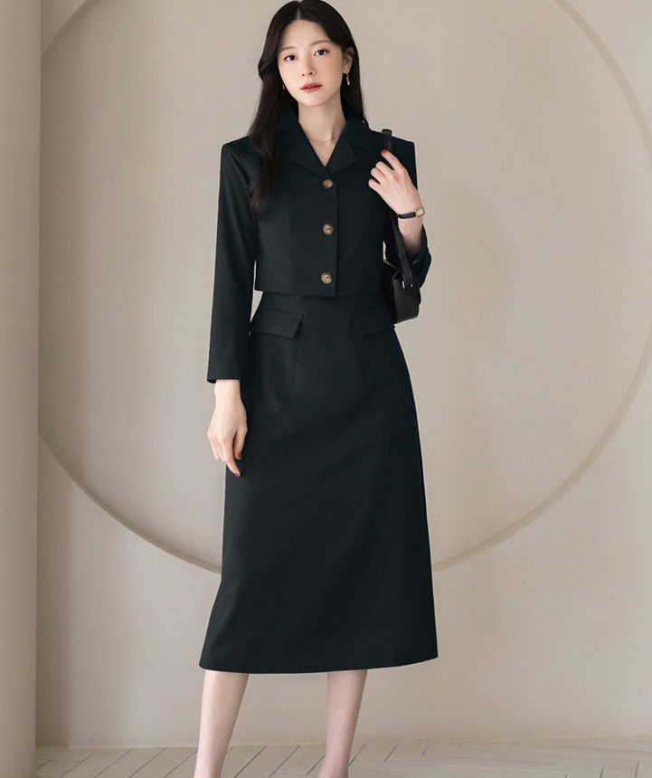 Đầm công sở Hàn Quốc 081114