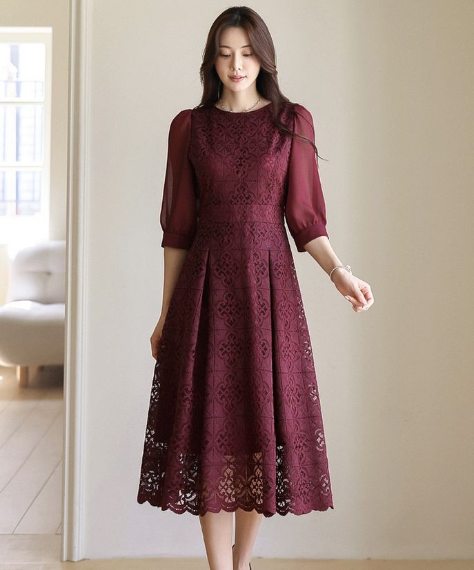 Đầm công sở Hàn Quốc 100414
