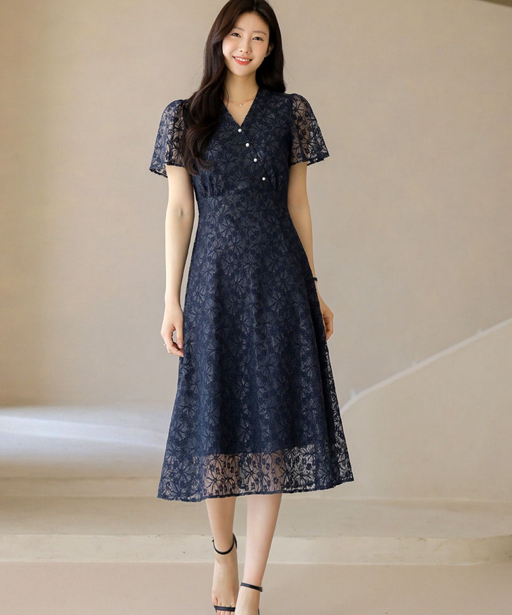 Váy công sở Hàn Quốc 060734