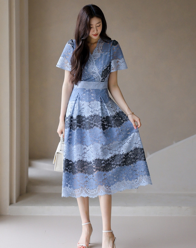 Váy ren công sở 061831