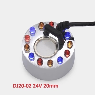 Đầu Siêu Âm Phun Sương DJ20-02 24V 20mm