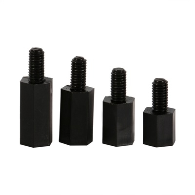 Trụ Nhựa Đen - Cái M3- 12mm