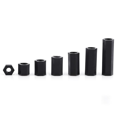 Trụ Nhựa Đen Cái - Cái M3- 16mm