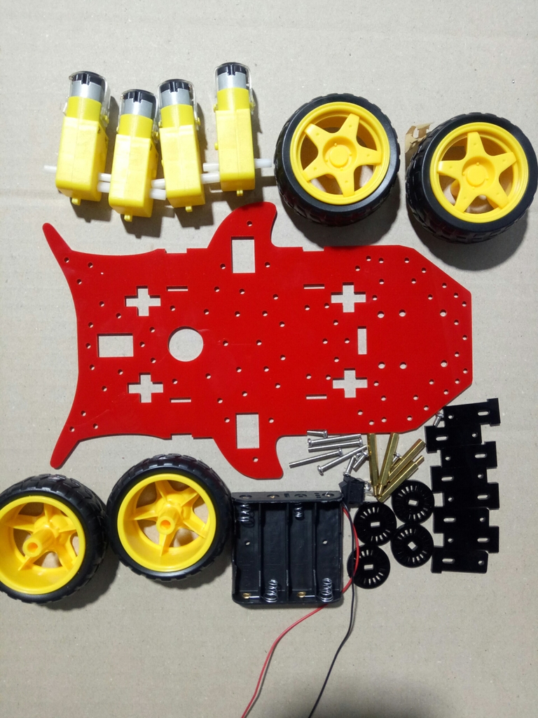 Bộ khung gầm ô tô robot thông minh HTC-4WD