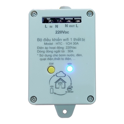 Bộ Điều Khiểu WIFI 1 Thiết Bị HTC-1CH 30A