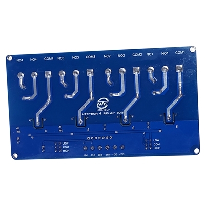 Mạch 4 RELAY 12V-30A Kích Mức Thấp Cao HTC