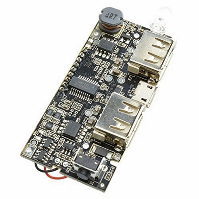 Mạch Sạc USB 5V 1A 2.1A Hiển Thị LCD