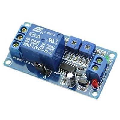 Mạch Điều Chỉnh Độ Trễ  Đóng Và Ngắt Relay 12V