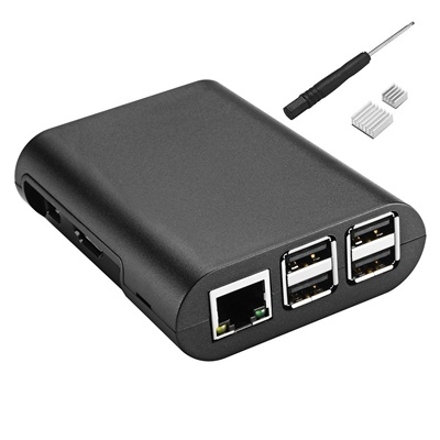 Enokay Black Case for Raspberry Pi 3