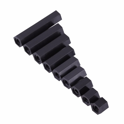 Trụ Nhựa Đen Cái - Cái M3- 15mm