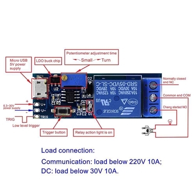 Mạch Tạo Trễ - Chuyển Đổi 5-30V