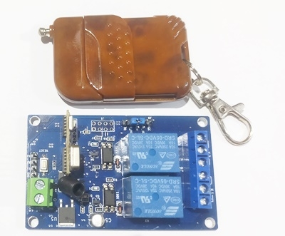 Module HTC RF 2 Relay 433MHz -12V + remote