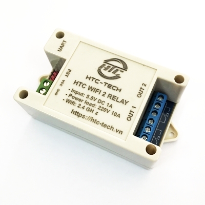 Module HTC WiFi ESP8266 2 Relay