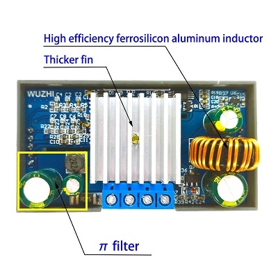 Mạch Điều Chỉnh Điện Áp  ZK-4KX 0.5-30V 4A