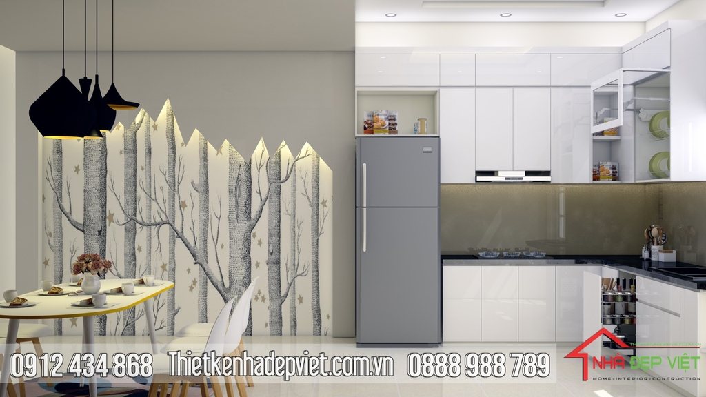 Thiết kế nội thất anh Trung - Thị Trấn Phùng