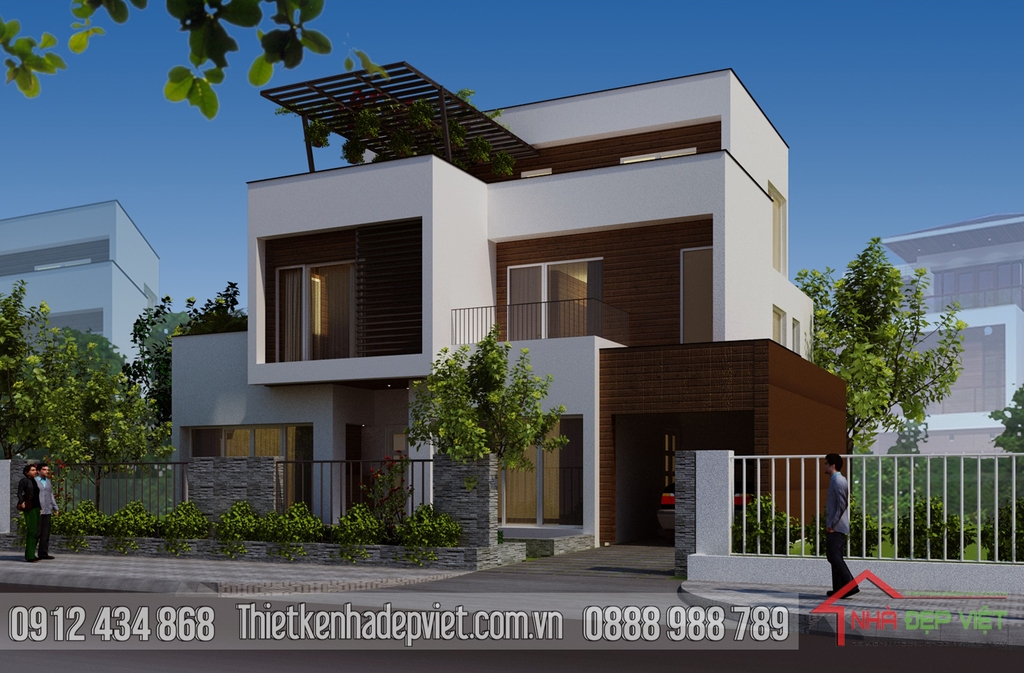 Mẫu Thiết kế Biệt thự Phố ấn tượng