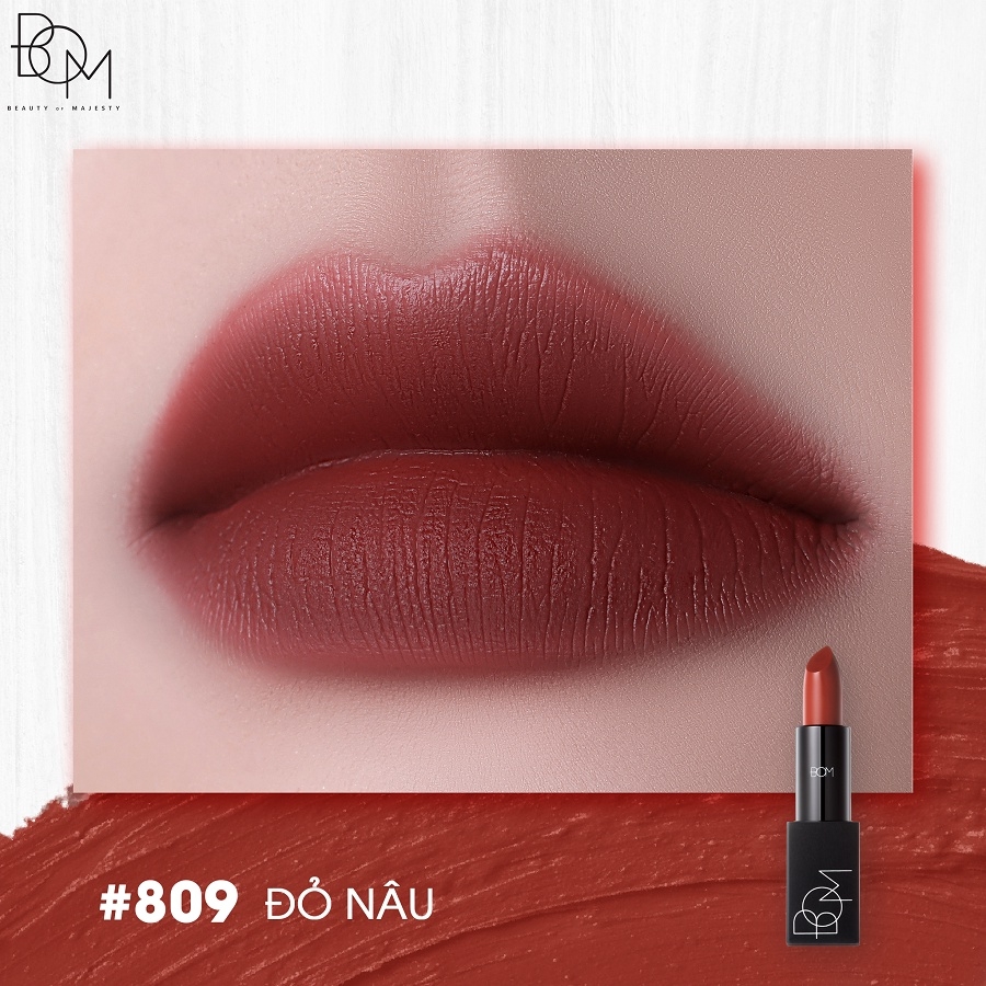 Son Thỏi Lì, Lên Màu Chuẩn B.O.M My Lipstick 3.5g