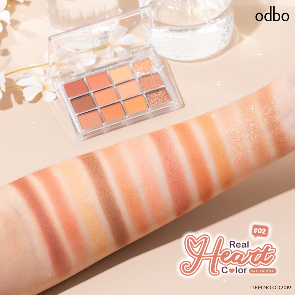 Phấn Mắt 12 Ô Odbo Romantic Eye Palette OD2019 8g