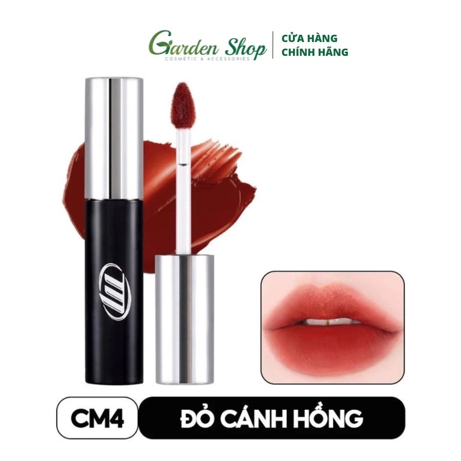 Son Kem Lì, Mịn Mượt Nhẹ Môi, Bền Màu Merzy Cyber Mellow Tint 4g