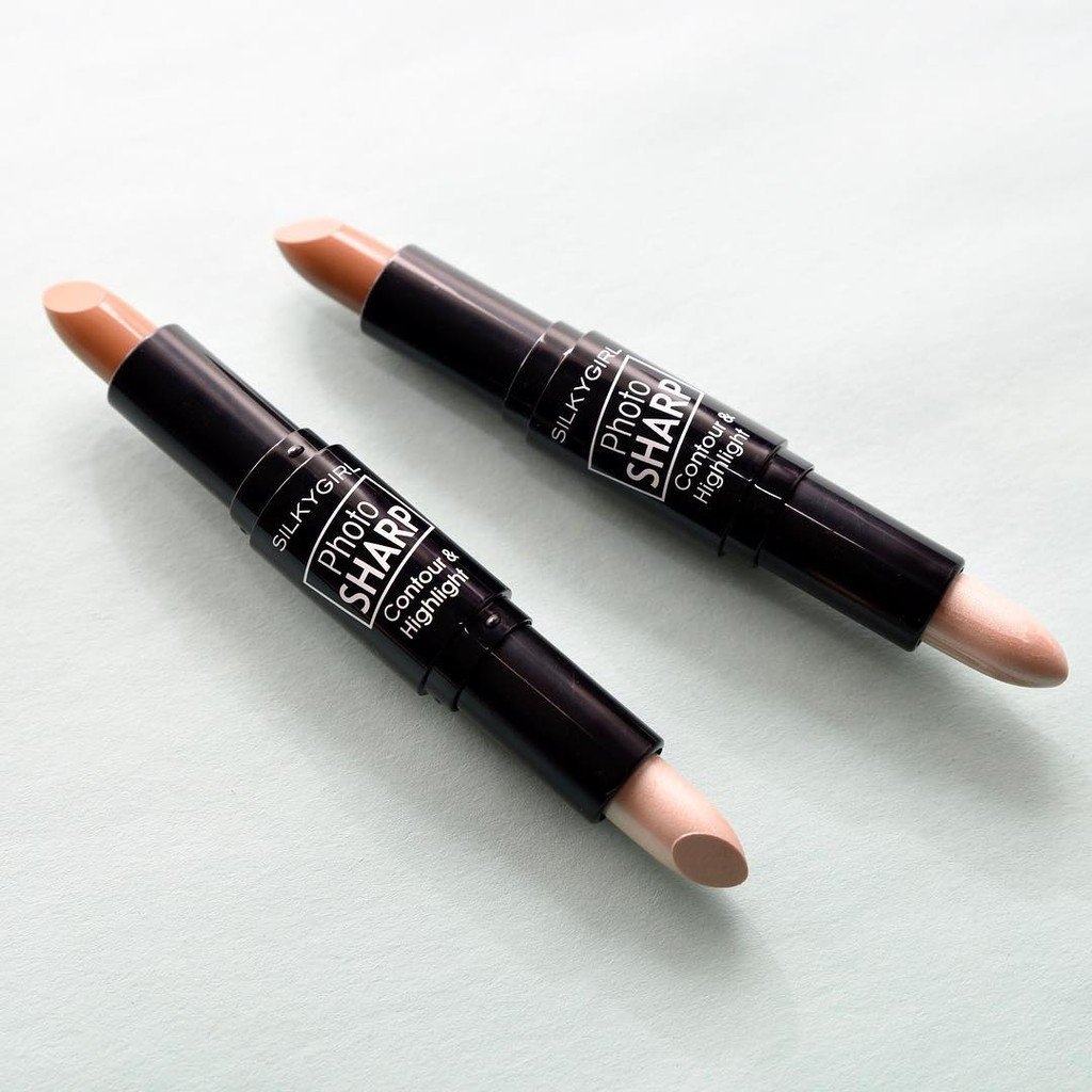 Thỏi Tạo Khối Và Highlight Đa Năng Silkygirl Photo Sharp Contour & Highlight 8g