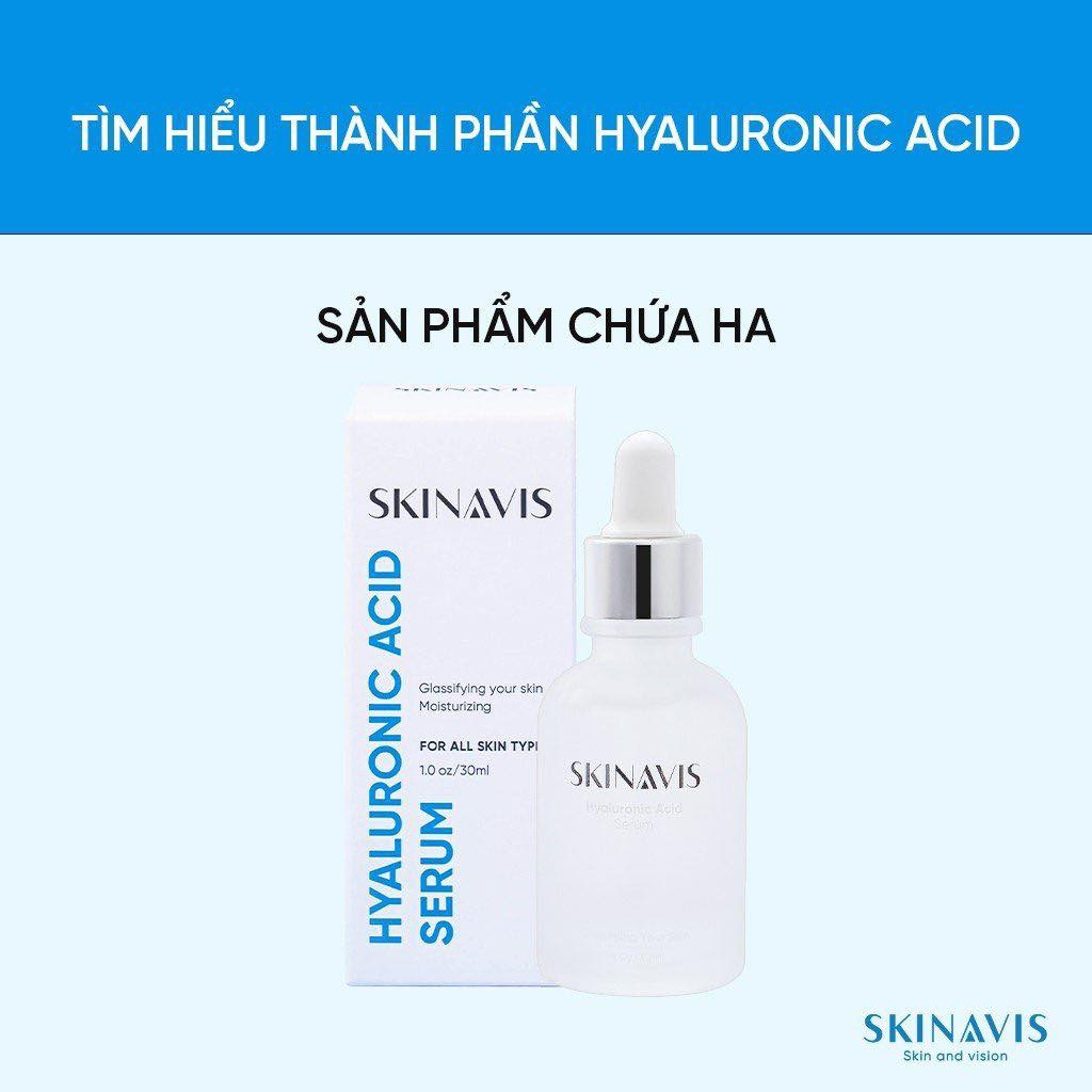 Serum Cấp Ẩm Giảm Căng Rát Da Skinavis Hyaluronic Acid B5 & Niacinamide 30ml