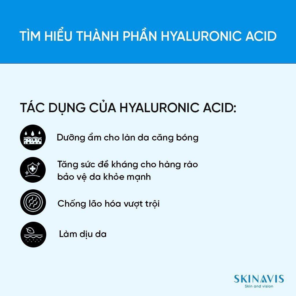 Serum Cấp Ẩm Giảm Căng Rát Da Skinavis Hyaluronic Acid B5 & Niacinamide 30ml
