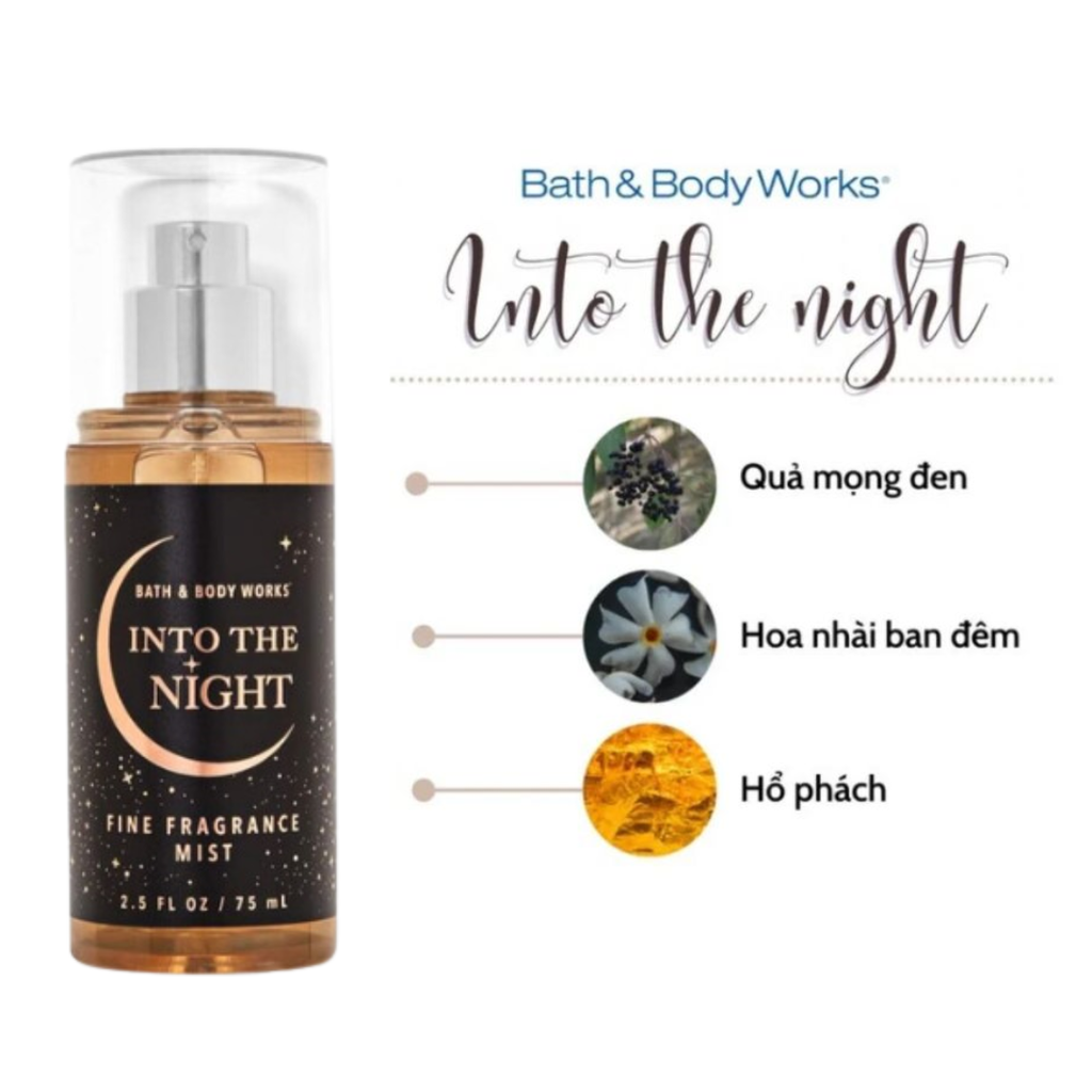 Xịt Thơm Body Mist Bath & Body Works 75ml