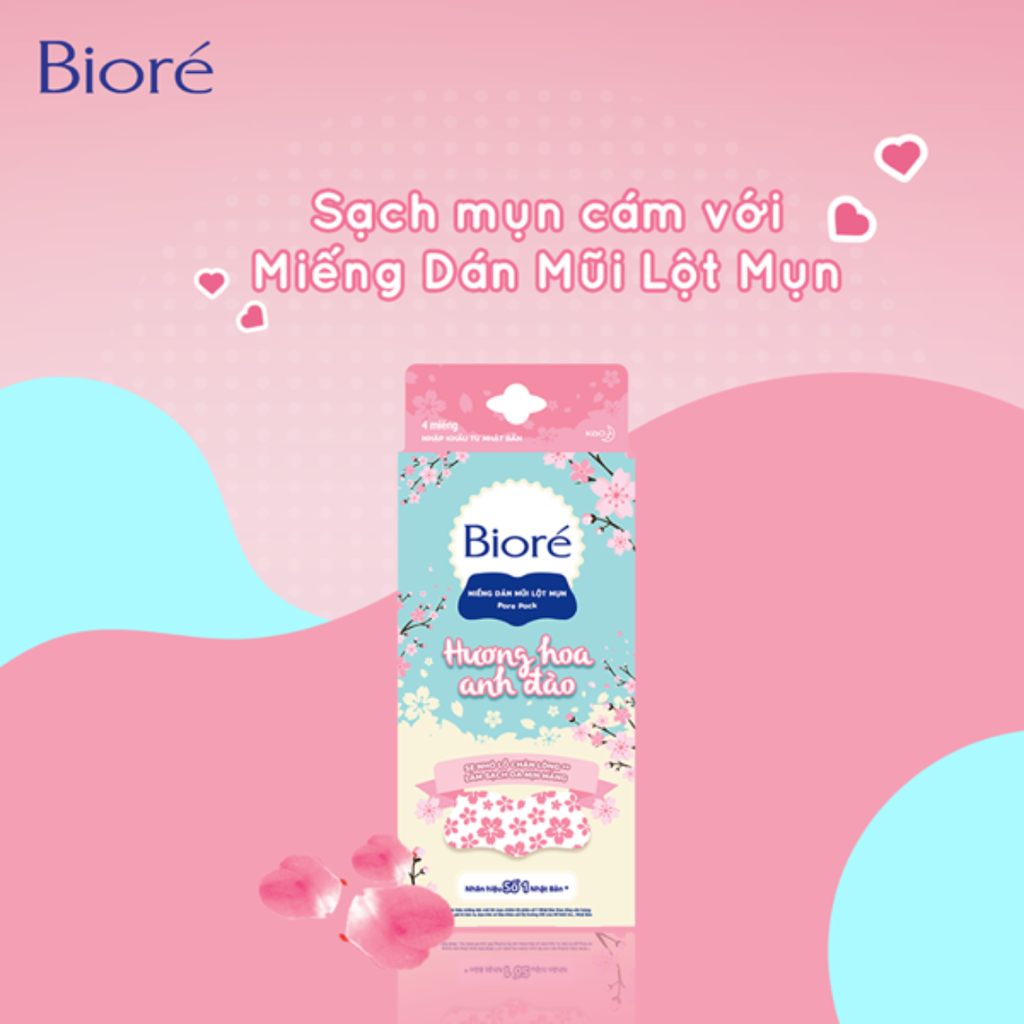 Miếng Dán Mũi Lột Mụn Bioré Pore Pack (4 Miếng)