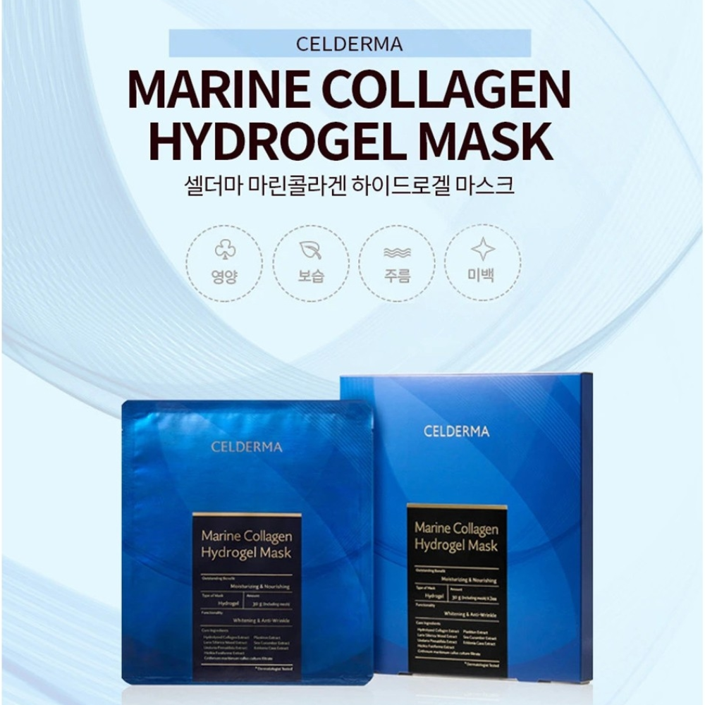 Mặt Nạ Thạch Collagen Tươi Celderma Marine Collagen Hydrogel Mask 30ml