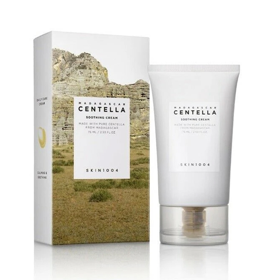 Kem Dưỡng Làm Dịu, Phục Hồi Da Chiết Xuất Rau Má Skin1004 Madagascar Centella Soothing Cream 75ml
