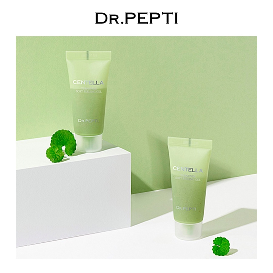 Gel Tẩy Tế Bào Chết Chiết Xuất Rau Má Dr.Pepti Centella Turnover Soft Peeling Gel 30ml