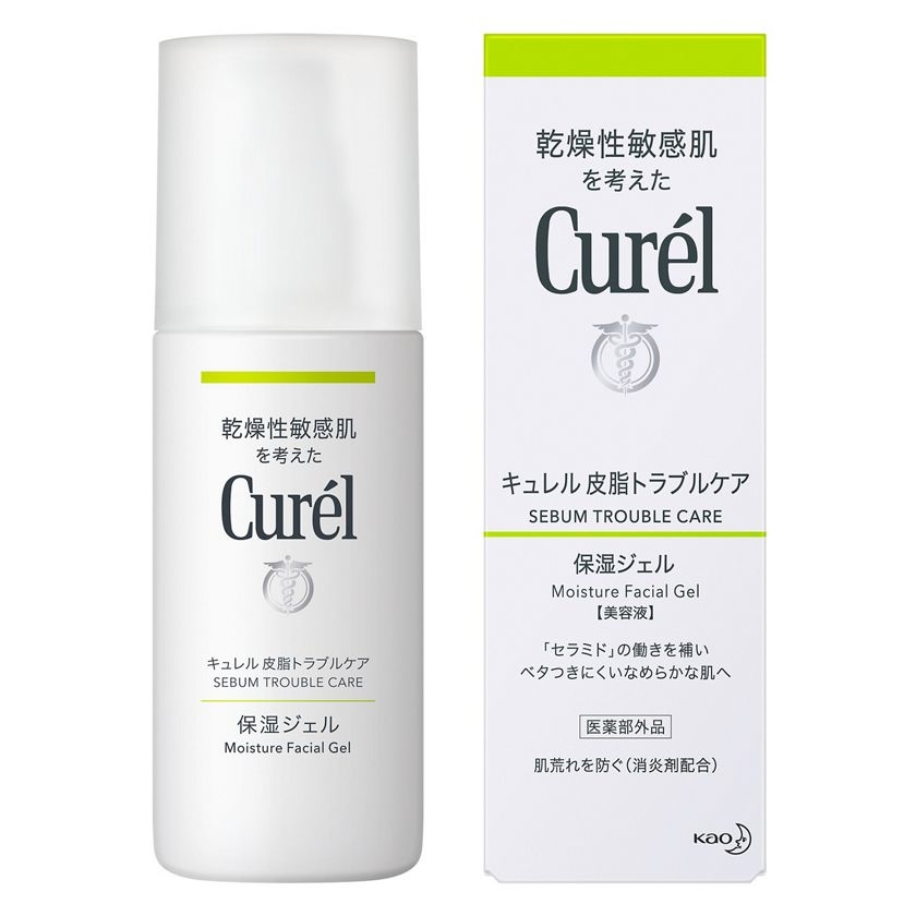 Kem Dưỡng Dạng Gel Kiểm Soát Dầu Curél Sebum Trouble Care Moisture Facial Gel 120ml