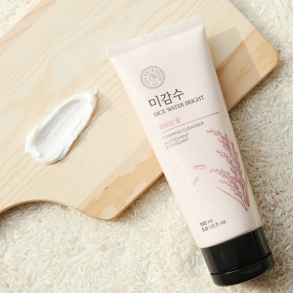 Sữa Rửa Mặt Sáng Da Ngừa Mụn Không Hạt The Face Shop Rice Water Bright 150ml