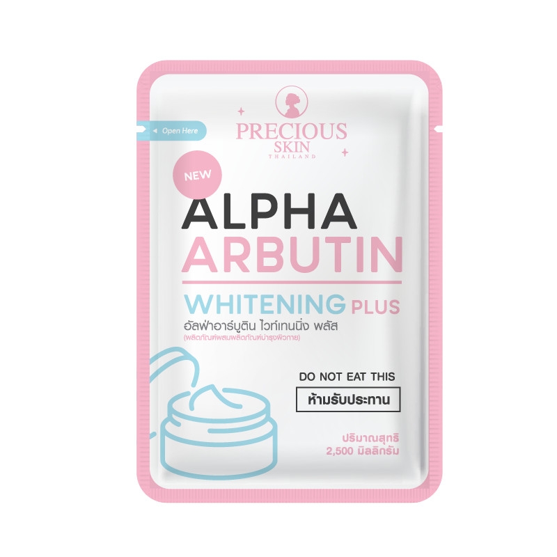 Viên Trộn Kích Trắng Precious Skin Thailand Alpha Arbutin Whitening Plus 10 Viên