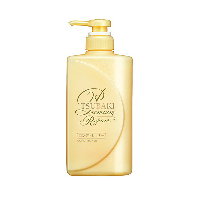 Bộ Gội Xả Phục Hồi Hư Tổn, Ngăn Rụng Tóc Premium Repair Tsubaki 490ml
